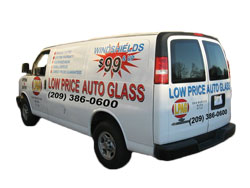 Low Price Auto Glass Service Van